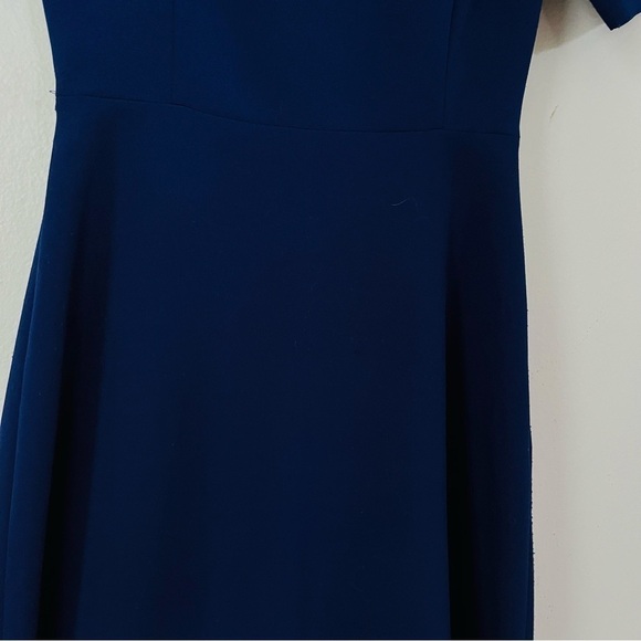 ZARA 2016 style Mini Dress – Navy Blue Short Sleeve Fit & Flare – XS - Picture 5 of 6